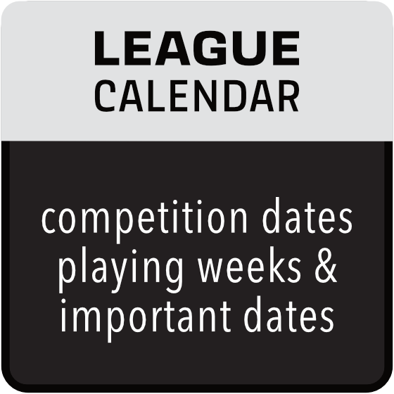 2024/2025 Season. League & competitions dates, League & Cup playing weeks & important dates